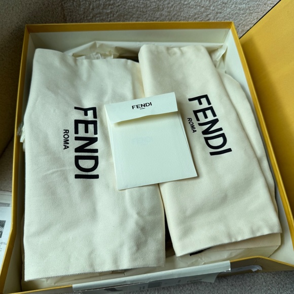 ✨ Fendi Rockoko Metallic Knit Sock Booties — Black — EU 37 ✨ - Picture 11 of 11